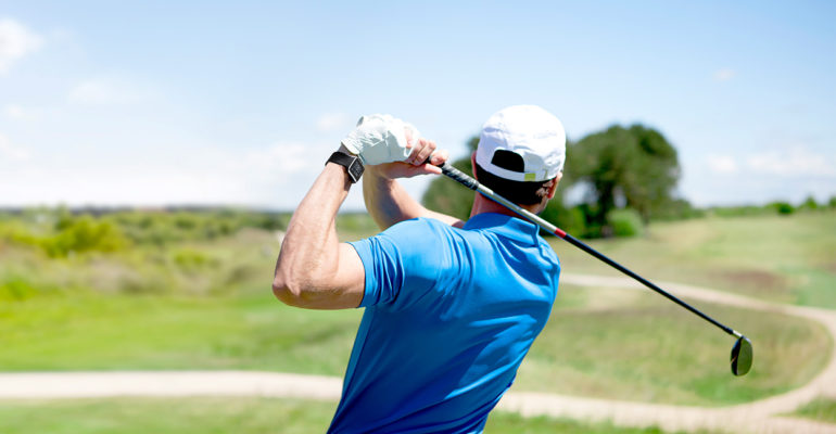 golfer swing